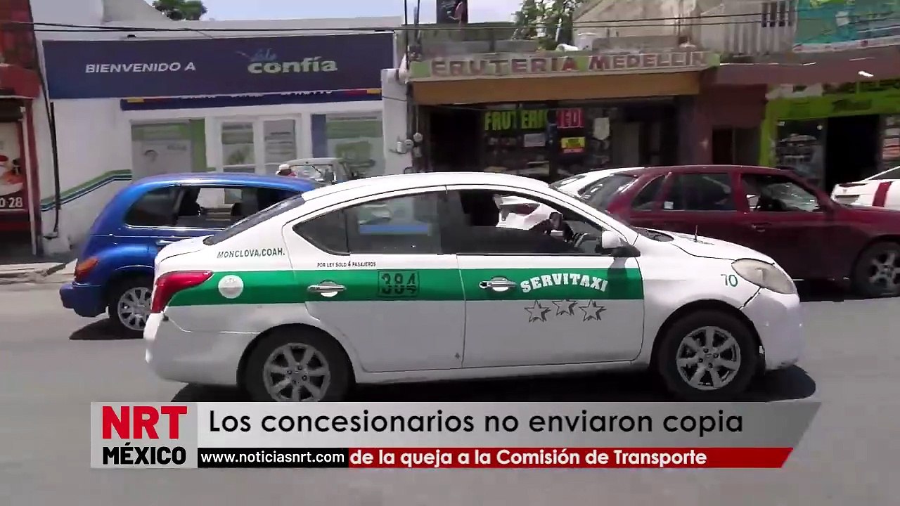 Los concesionarios no enviaron copia de la queja a la Comisión de Transporte