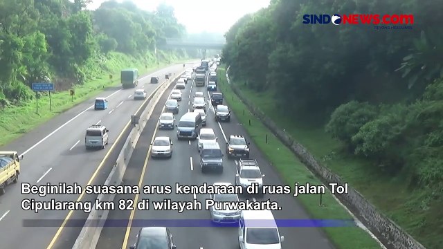 Memasuki Libur Sekolah, Arus Lalu Lintas di Tol Cipularang Padat