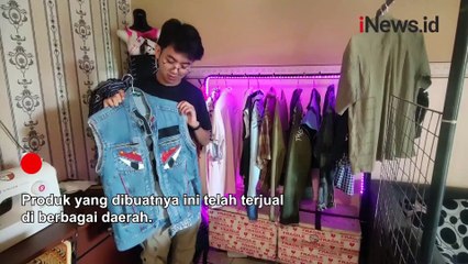 Kreatif! Pemuda di Blitar Sulap Limbah Kain Jeans Jadi Barang Bernilai Jual Tinggi