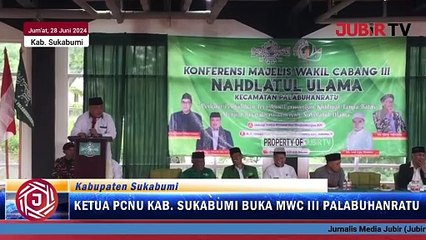 Buka MWC III Palabuhanratu; Ketua PCNU Kabupaten Sukabumi “Cegah Judi Online!”