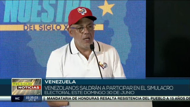 Venezolanos saldrán a participar en el simulacro electoral este domingo 30 de junio