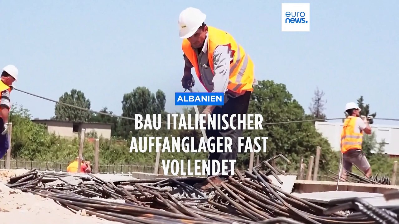 Albanien: Bau italienischer Auffanglager fast vollendet