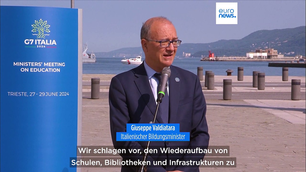 G7-Bildungsminister: Schulen in der Ukraine sollen wiederaufgebaut werden