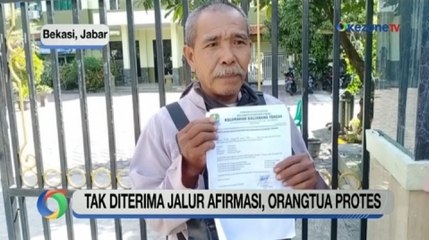 Tak Diterima Jalur Afirmasi PPDB, Pasangan Orang Tua Protes ke SMAN 10 Bekasi