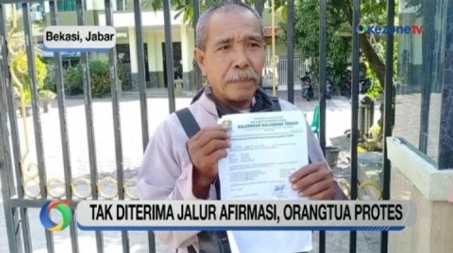 Tak Diterima Jalur Afirmasi PPDB, Pasangan Orang Tua Protes ke SMAN 10 Bekasi