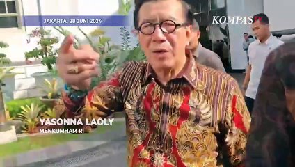 Descargar video: Yasonna Laoly Sebut Data Imigrasi Dipindah ke Web Amazon: Bagus, Tak Ada Kendala