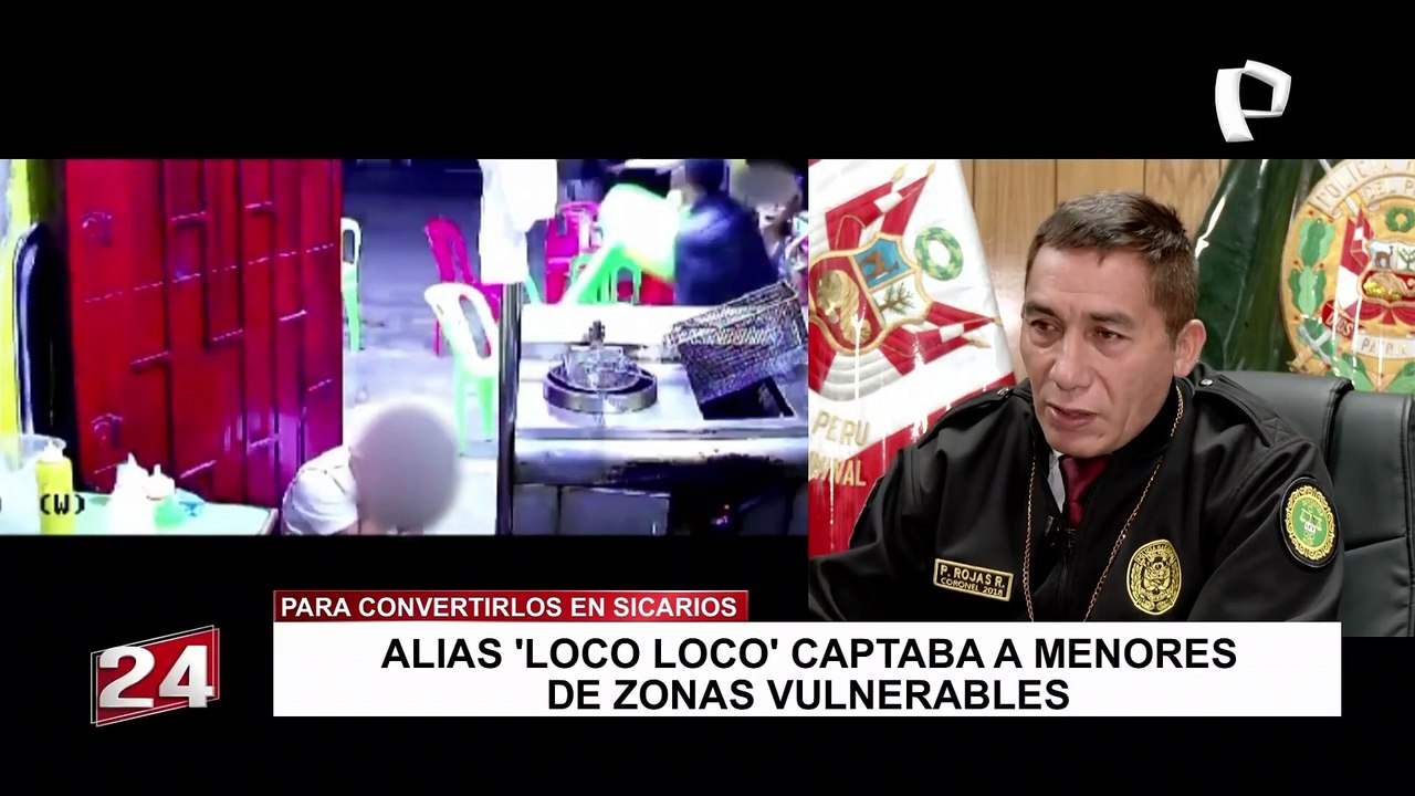 Cae alias 'Loco Loco': líder criminal reclutaba menores para formar grupo de sicarios en el Callao