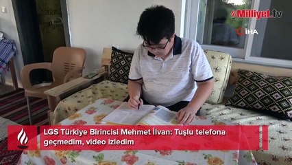 LGS'nin altın çocuğu başarısının sırrını anlattı: Tuşlu telefona geçmedim, video izledim
