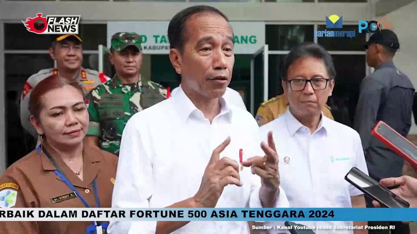 Jokowi Tinjau Kesiapan RSUD Tamiang Layang
