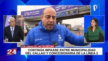 Luis Quispe Candia: No es oportuno que el alcalde del Callao impida ejecución de obras de la Línea 2