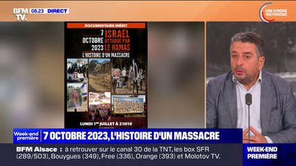 "Ce film pour moi, c'est un témoignage contre l'oubli": Yves Azeroual, réalisateur du film "7 octobre 2023, Israël attaqué par le Hamas, l'histoire d'un massacre"