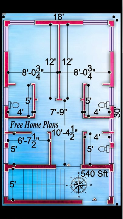18x30 Home Plan 442
