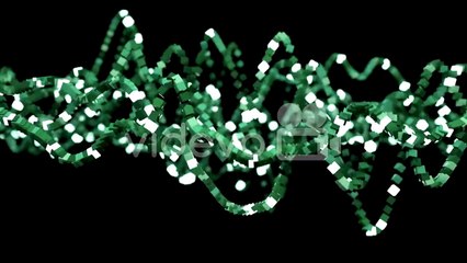 4K Abstract Blockchain Concept