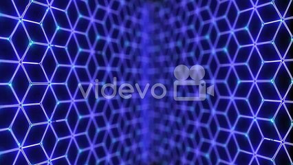 Blockchain background with connecting blocks