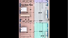 30x123 Home Plan 443