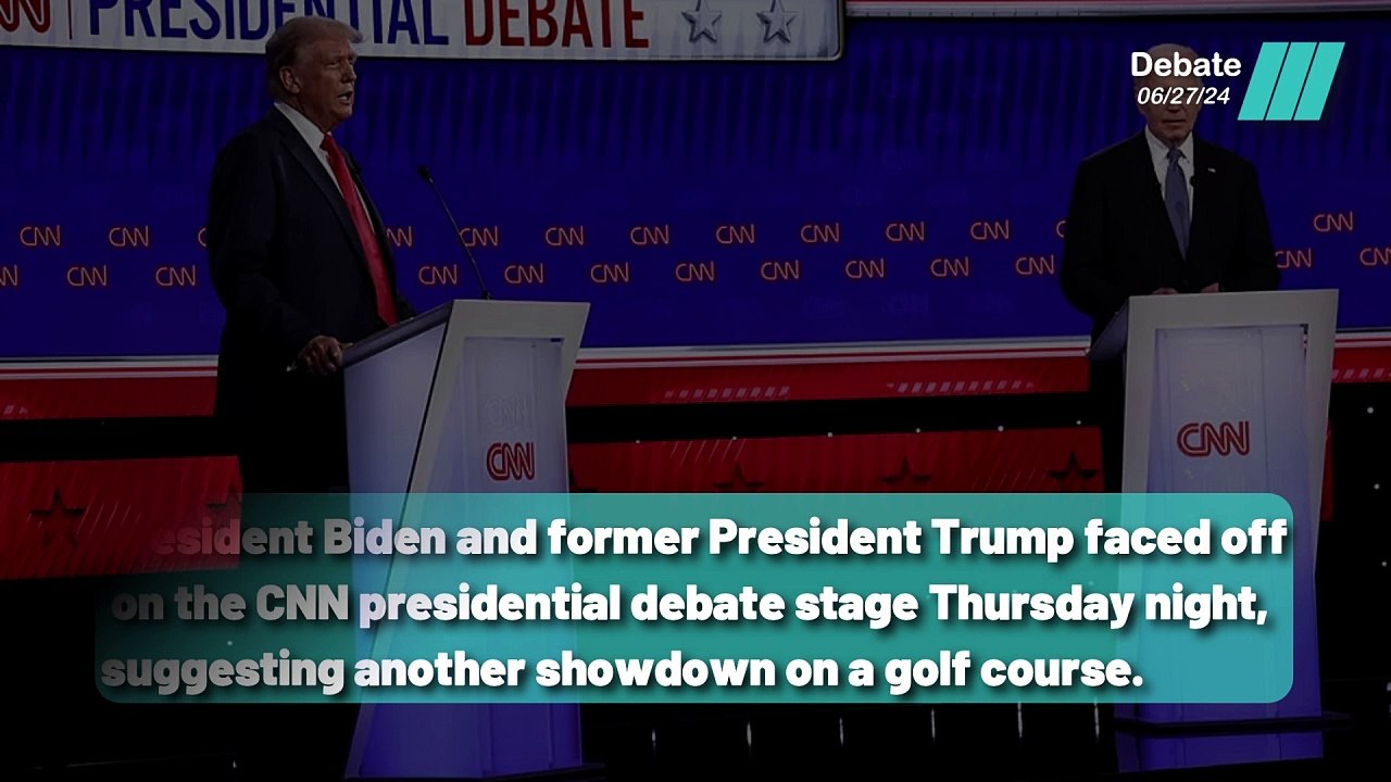 Heated Exchange: Biden Challenges Trump to Golf Driving Contest