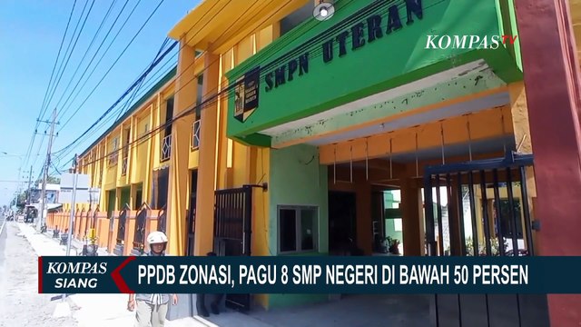 PPDB Zonasi, Pagu 8 SMP Negeri di Bawah 50 Persen