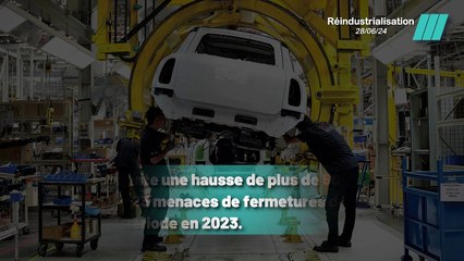 Réindustrialisation en baisse: Bilan des ouvertures et fermetures d'usines