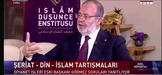 İslam Şeriat mıdır? Diyanet İşleri eski Başkanı Prof. Dr. Mehmet Görmez anlatıyor!