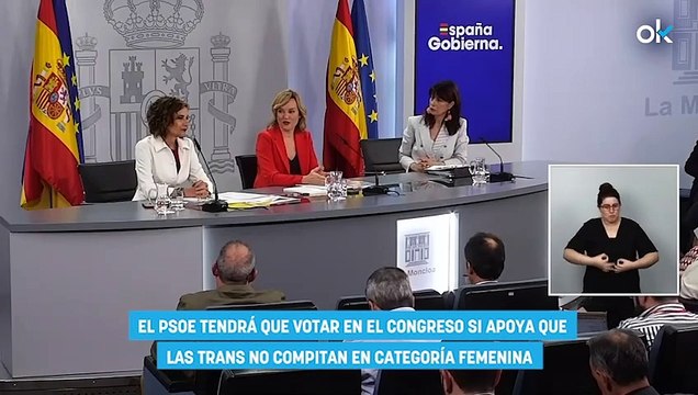 El PSOE tendrá que votar en el Congreso si apoya que las trans no compitan en categoría femenina