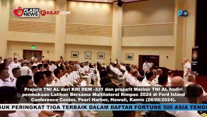 Resmi Dibuka, Satgas Latma Rimpac 2024 TNI AL Hadiri Pembukaan Acara Latma Multilateral Rimpac di Hawaii