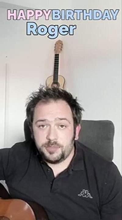 Happy Birthday, Roger! Geburtstagsgrüße an Roger