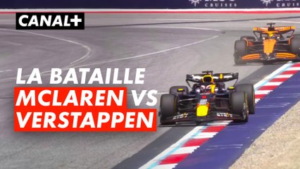La bataille entre les McLaren et Max Verstappen lors de la course sprint - Grand Prix d'Autriche