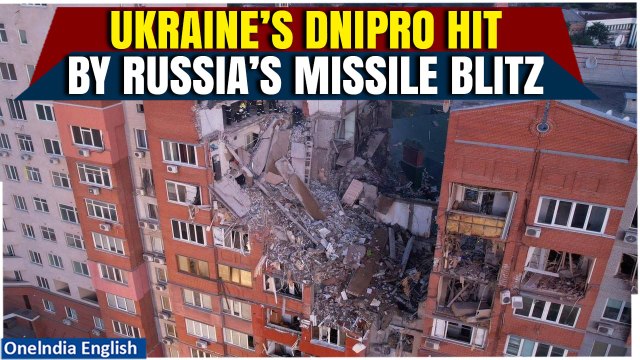 Russian Missiles Mercilessly Pound Ukraine’s Dnipro region, Residential Building Heavily Damaged