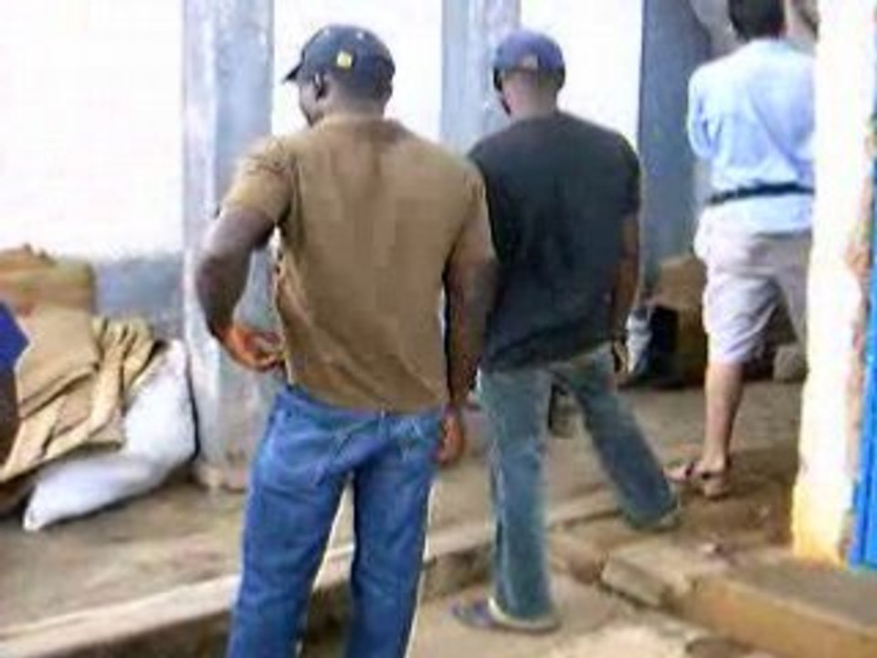 Départ au camps chantier de volontariat