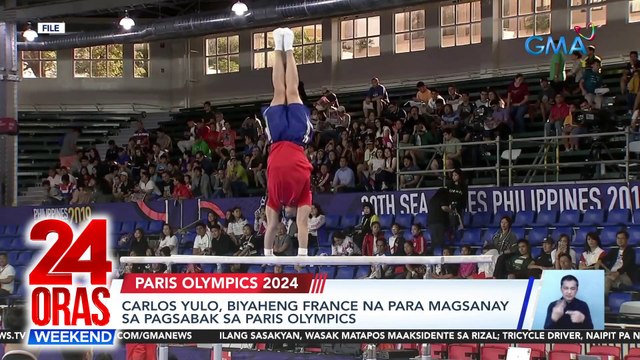 Carlos Yulo, biyaheng France na para magsanay sa pagsabak sa Paris Olympics | 24 Oras Weekend