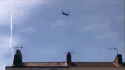 Armed Forces Day: RAF Chinook flies over Worthing