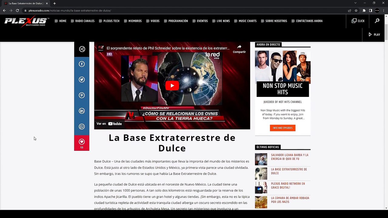 Plexus News: La Base Extraterrestre de Dulce - Phil Schneider Aliens