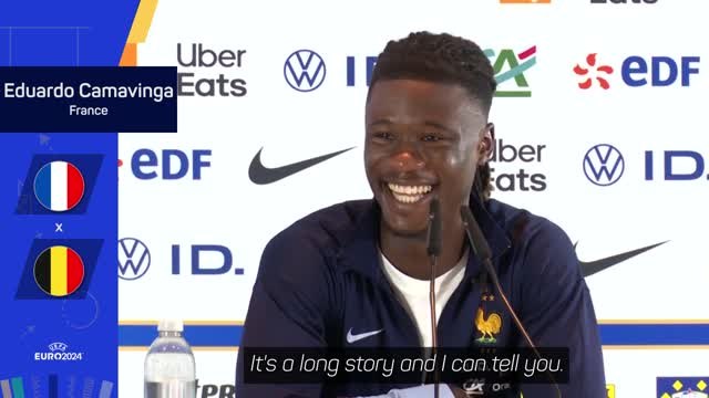 Camavinga glad Courtois is not in the Belgium squad