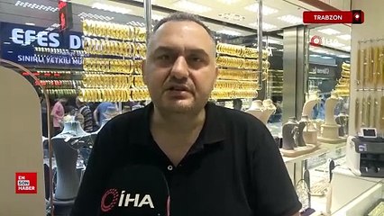 Trabzon'da kuyumcular gurbetçileri bekliyor