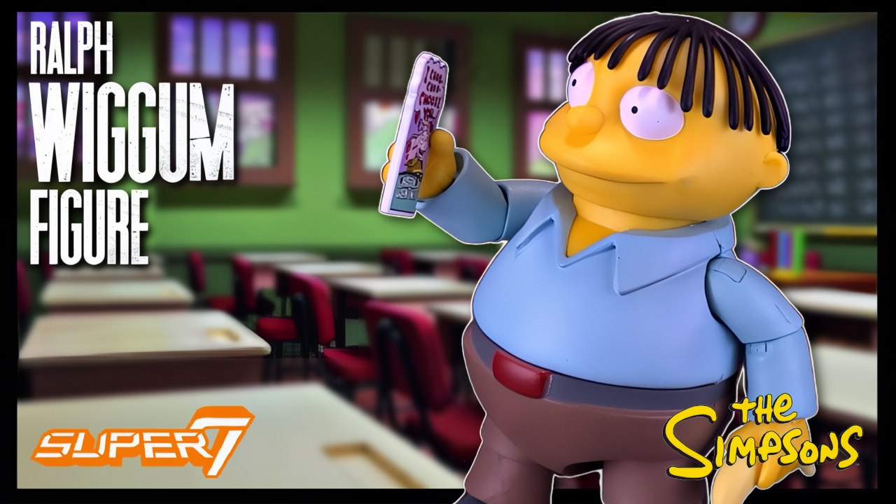 Super7 The Simpsons Ultimates Ralph Wiggum Figure