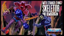Mattel Masters of the Universe Origins Stranger Things Skeletor and Demogorgon