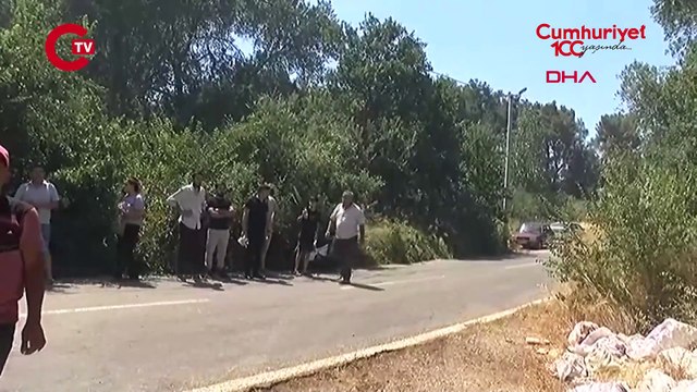 İzmir'de orman yangını: Evler tahliye edildi!