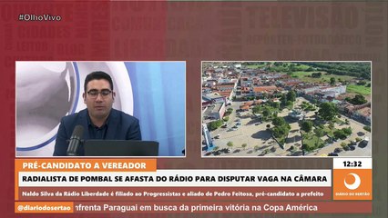 Radialista Naldo Silva da Liberdade FM se afasta do rádio para disputar vaga na Câmara de Pombal