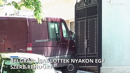Íjpuskás merénylő támadt rendőrre Izrael belgrádi nagykövetségénél, a támadót lelőtték