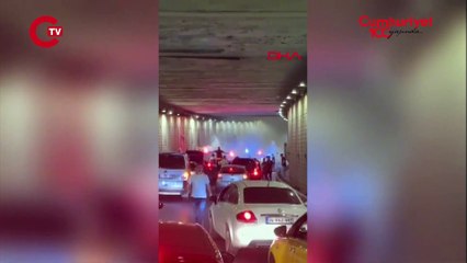 Ümraniye'de asker eğlencesinde alt geçidi kapatanlara ceza