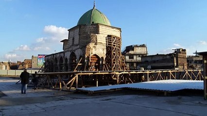 العثور على خمس عبوات ناسفة من مخلفات تنظيم الدولة الإسلامية داخل مسجد النوري في الموصل