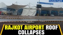 Rajkot Airport Roof Canopy Collapses After Heavy Rain, No Injuries Reported