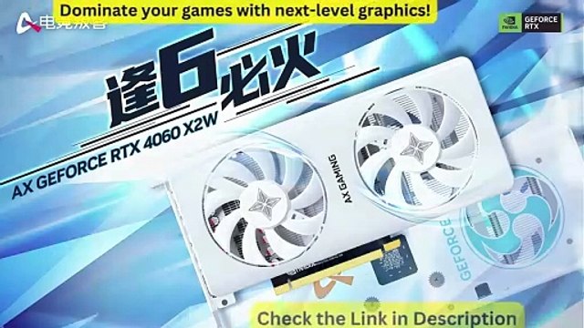 AX-Power By INNO3D GeForce RTX 4060 Graphics Card 8GB X2W GDDR6 128Bit NVIDIA 8G RTX4060 Video Card