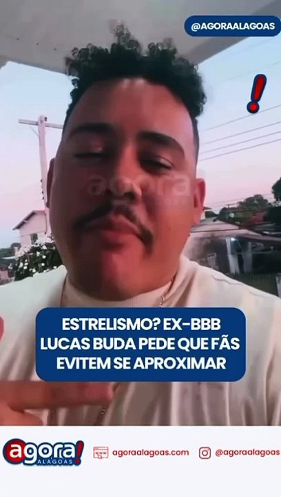 ESTRELISMO? EX-BBB LUCAS BUDA PEDE QUE FÃS EVITEM SE APROXIMAR