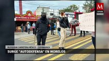 Habitantes bloquean carretera México-Cuernavaca; exigen fin a la delincuencia
