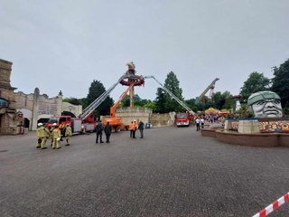 Attraction en panne à Bellewaerde : le public évacué par les pompiers à 15 mètres de hauteur