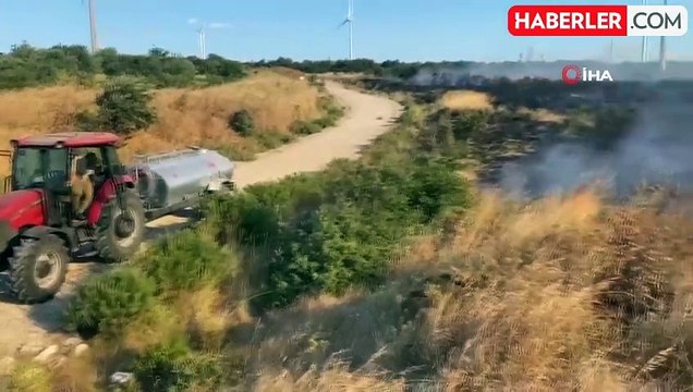 Çanakkale'de tarım arazisinde yangın! 2 köy tahliye ediliyor