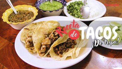 Cómo hacer Tacos de tripa de res caseros