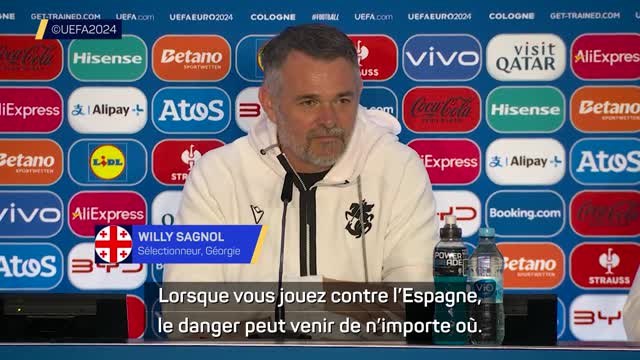 Géorgie - Sagnol ravi de voir des jeunes comme Williams et Yamal “après 15 ans de Messi et Ronaldo”