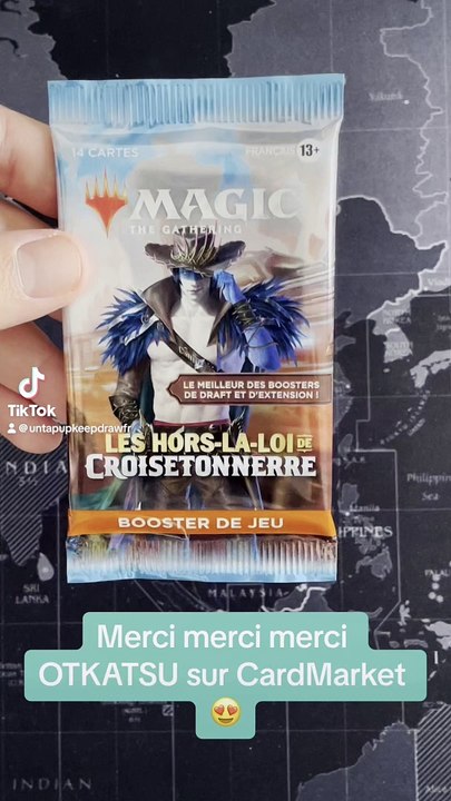 UntapUpkeepDrawFR ouverture booster Magic: The Gathering Les Hors-la-loi de Croisetonnerre